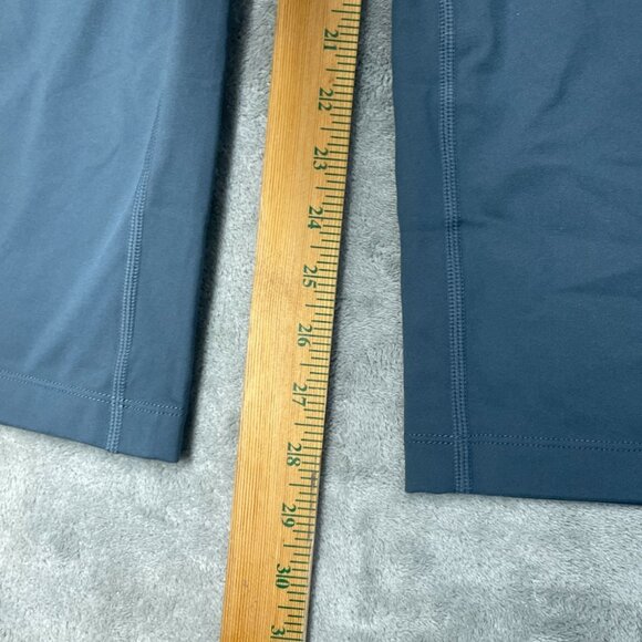 Mondetta Women's L High-Rise Straight Leg Pants Gray/Blue L1219 - Picture 7 of 13